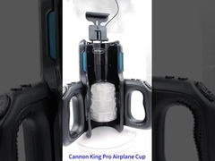 पुरुष स्वचालित हस्तमैथुन मशीन दूरबीन धक्का विमान कप